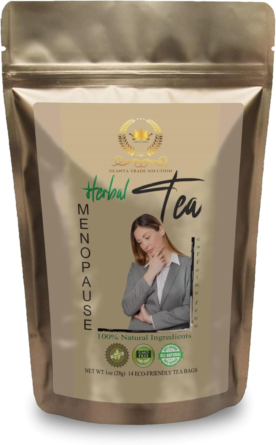 Menopause Herbal Supplements Bundle with Black Cohosh, Ginkgo Biloba, Red Clover, and More - 1 Pack
