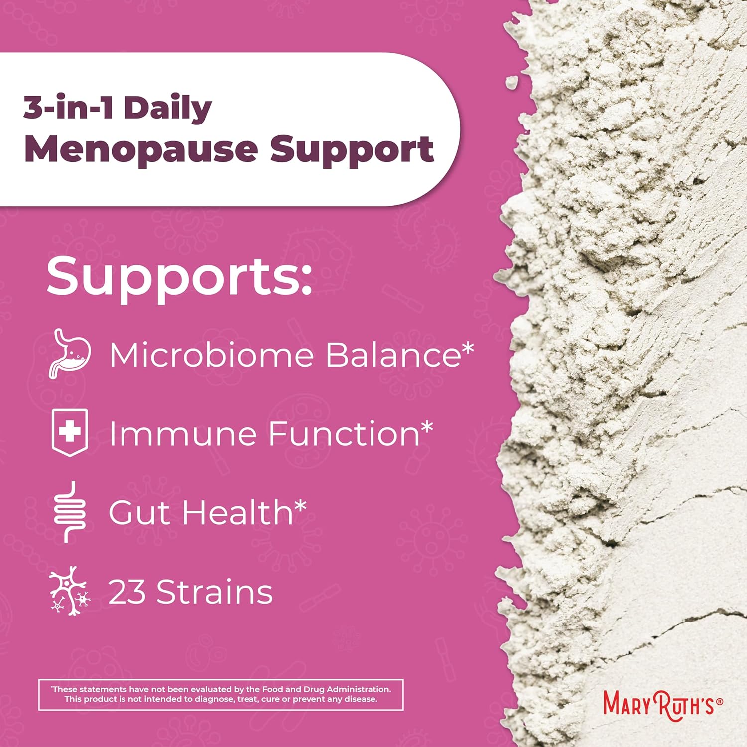 Menopause Probiotics for Women | Hormonal Support & Estrogen Supplement | Clinically Tested | 60 Billion CFU | Allergen Free | 0.5 oz