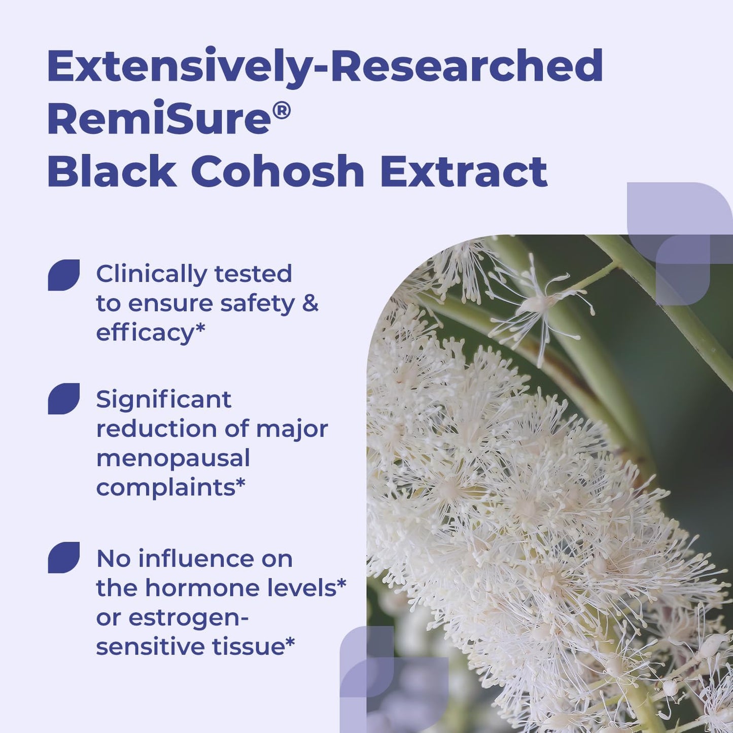 Menopause Relief and Sleep Support Tablets - Clinically Proven Ingredients - Black Cohosh Supplement - Estrogen-Free - Made in Germany