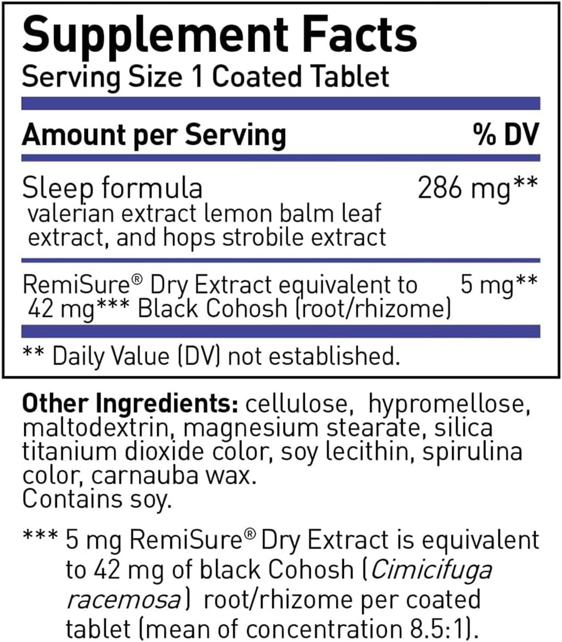 Menopause Relief and Sleep Support Tablets - Clinically Proven Ingredients - Black Cohosh Supplement - Estrogen-Free - Made in Germany