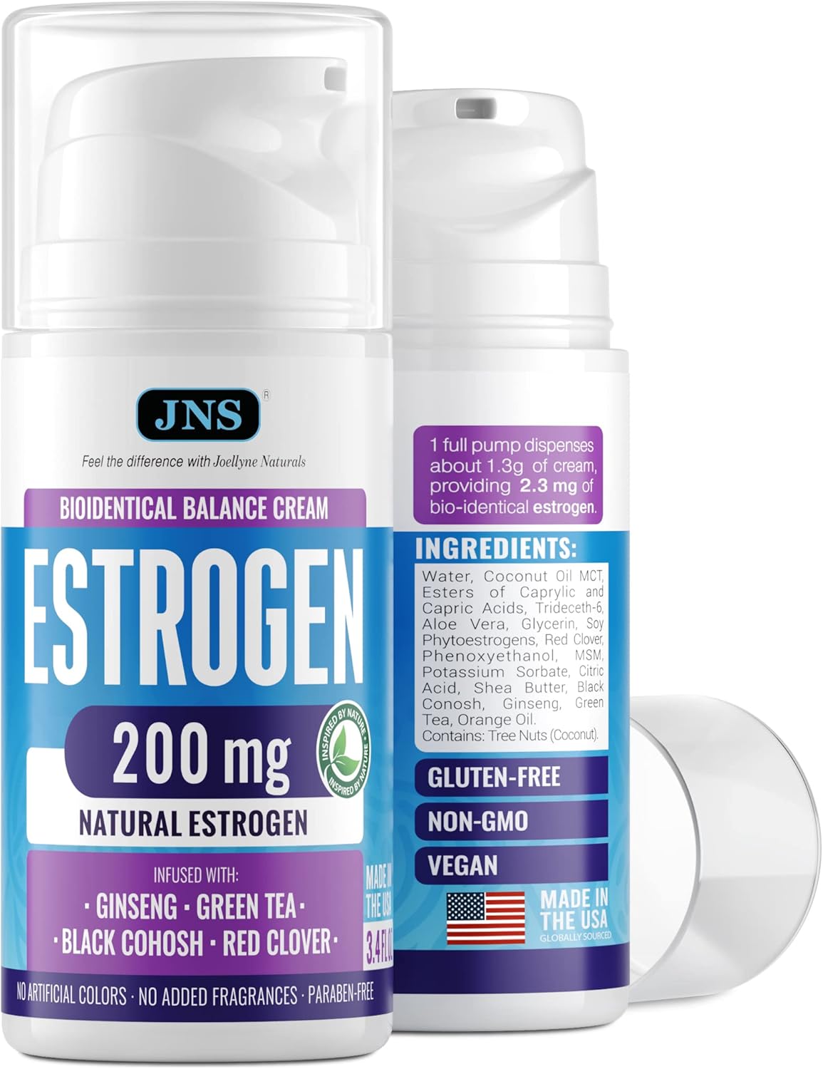 Menopause Relief Estrogen Cream - Natural Hormone Balance Formula