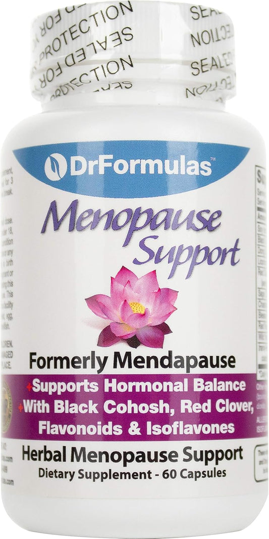 Menopause Relief Supplement for Hot Flashes, Night Sweats, Mood Swings - 60 Count