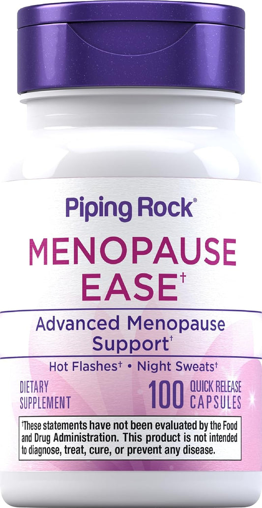 Menopause Relief Supplement for Women | 100 Capsules | Advanced Complex with Black Cohosh, Red Clover, Chasteberry | Non-GMO, Gluten Free