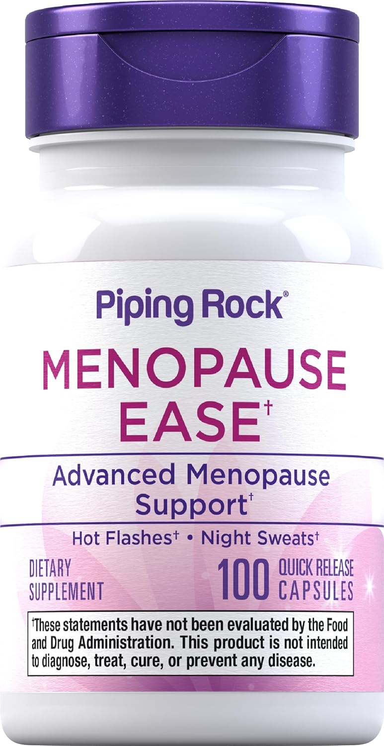 Menopause Relief Supplement for Women | 100 Capsules | Advanced Complex with Black Cohosh, Red Clover, Chasteberry | Non-GMO, Gluten Free