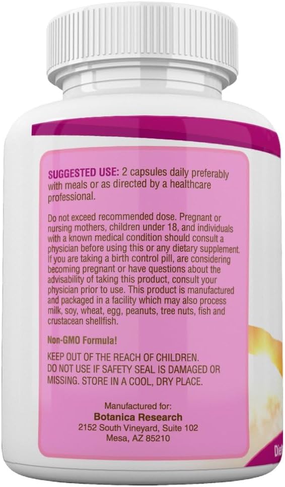 Menopause Relief Support Supplement for Women - Hot Flashes, Night Sweats, Hormonal Balance - Estrogen, Wild Yam, Black Cohosh, Red Clover - Chasteberry Pills