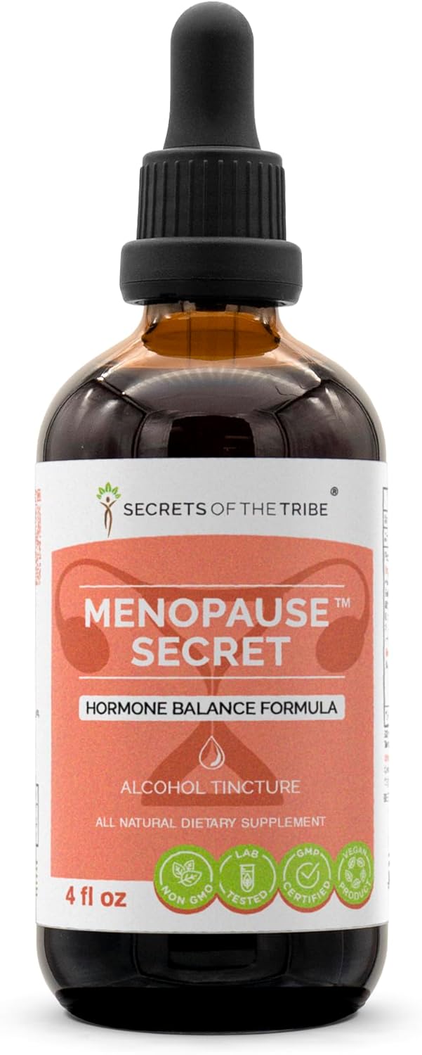 Menopause Secret Herbal Supplement Drops - Hormone Balance Formula (4 fl oz)