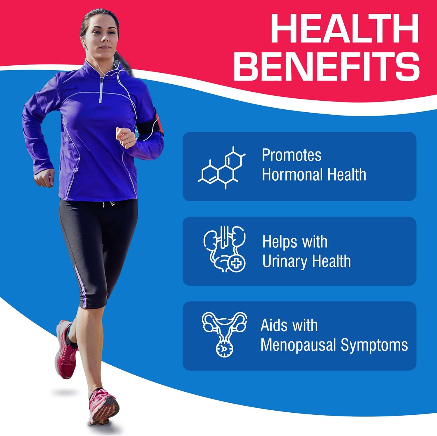 Menopause Supplement for Women - Clinical Formula with Dong Quai, Vitex & Black Cohosh - Hot Flash Relief - Mood Support - 1 Capsule Daily - 30 Day Supply