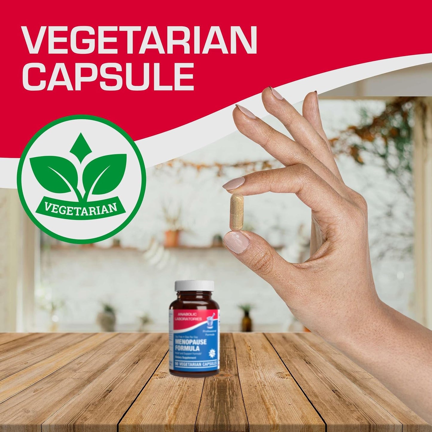 Menopause Supplement for Women - Clinical Formula with Dong Quai, Vitex & Black Cohosh - Hot Flash Relief - Mood Support - 1 Capsule Daily - 30 Day Supply