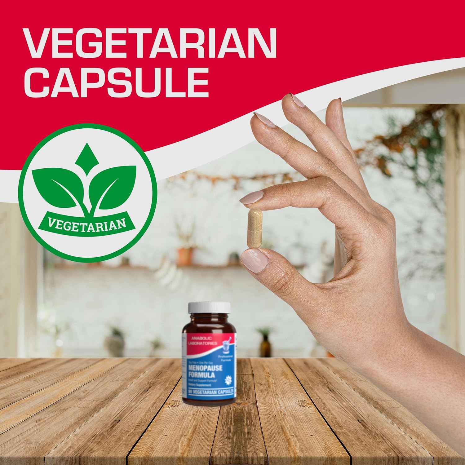 Menopause Supplement for Women - Clinical Formula with Dong Quai, Vitex & Black Cohosh - Hot Flash Relief - Mood Support - 1 Capsule Daily - 30 Day Supply