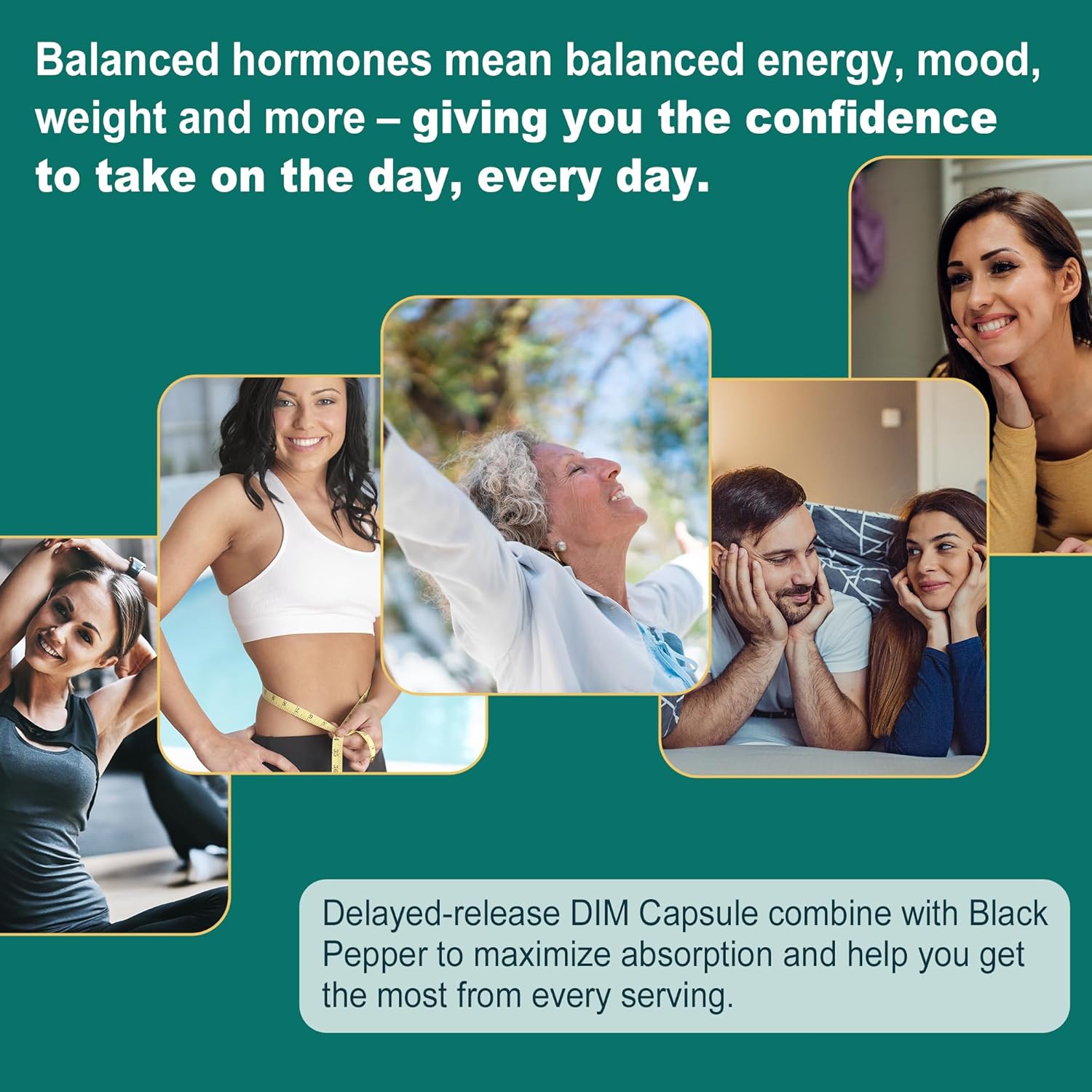 Menopause Support Supplement 200mg/400mg for Hot Flashes, Mood Swings, Disturbed Sleep - Hormone Balance, PMS & PCOS Relief - Estrogen Supplement with DIM SGS & Dong Quai