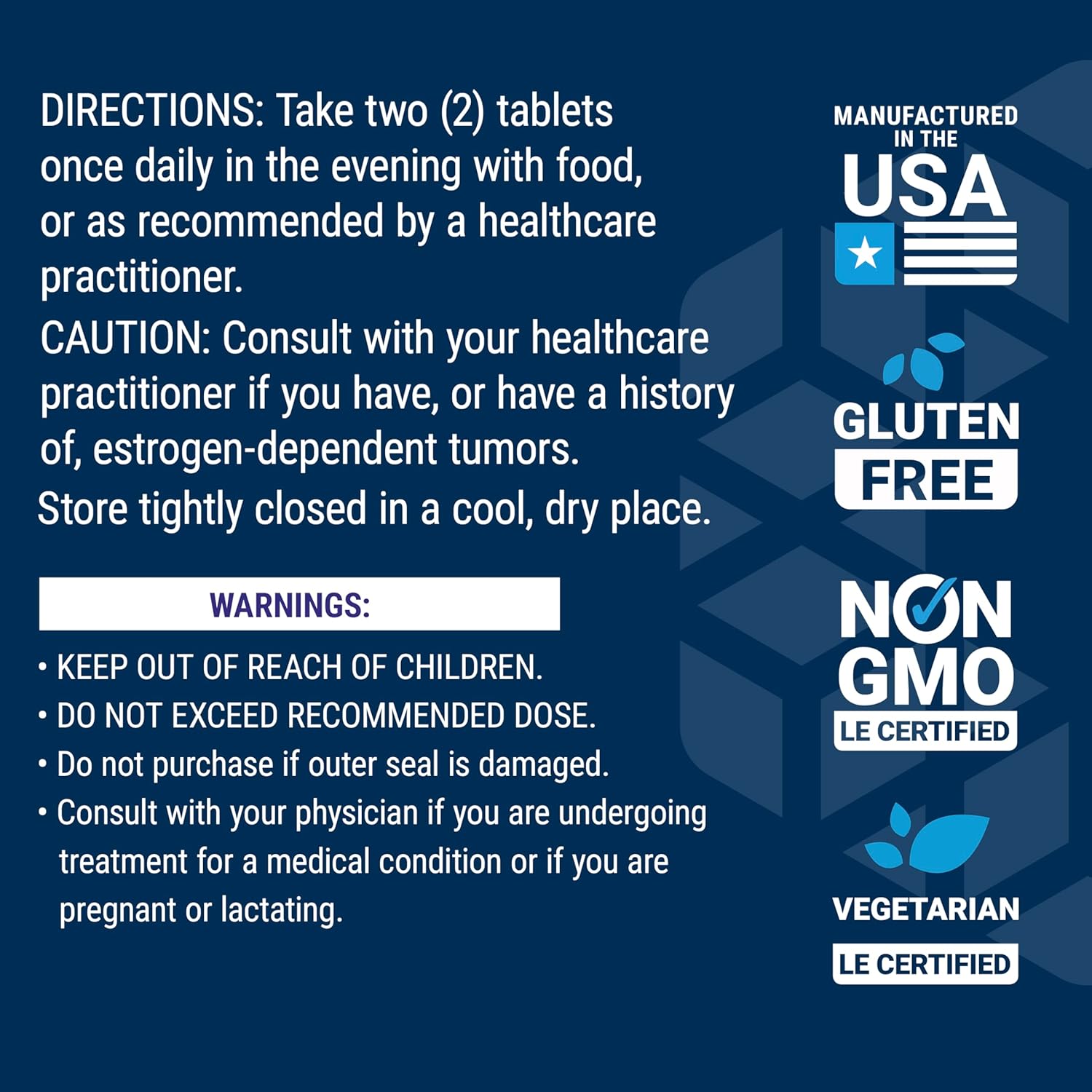 Menopause Support Supplement for Hormone Balance - Life Extension Estrogen Balance Elite, 60 Tablets, Gluten-Free, Non-GMO, Vegetarian