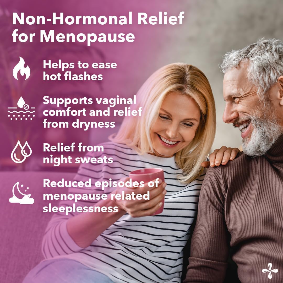 Menopause Support Supplement for Hot Flashes, Hormone Imbalance & Night Sweats - Nourishing Tissue with Sage, Chasteberry, Soy Isoflavones & Black Cohosh - 60 Capsules by LifeSeasons
