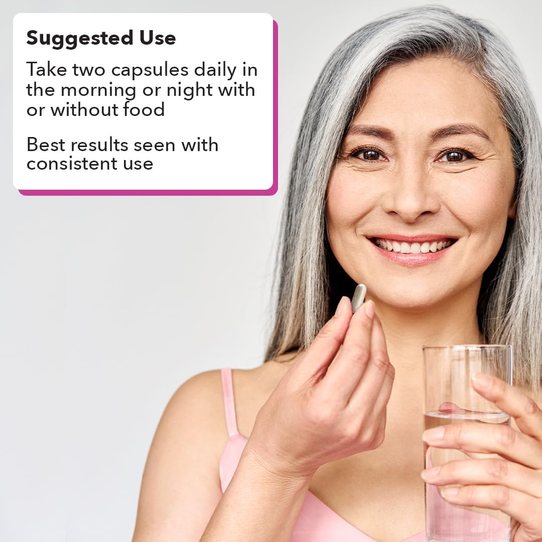 Menopause Support Supplement for Hot Flashes, Hormone Imbalance & Night Sweats - Nourishing Tissue with Sage, Chasteberry, Soy Isoflavones & Black Cohosh - 60 Capsules by LifeSeasons