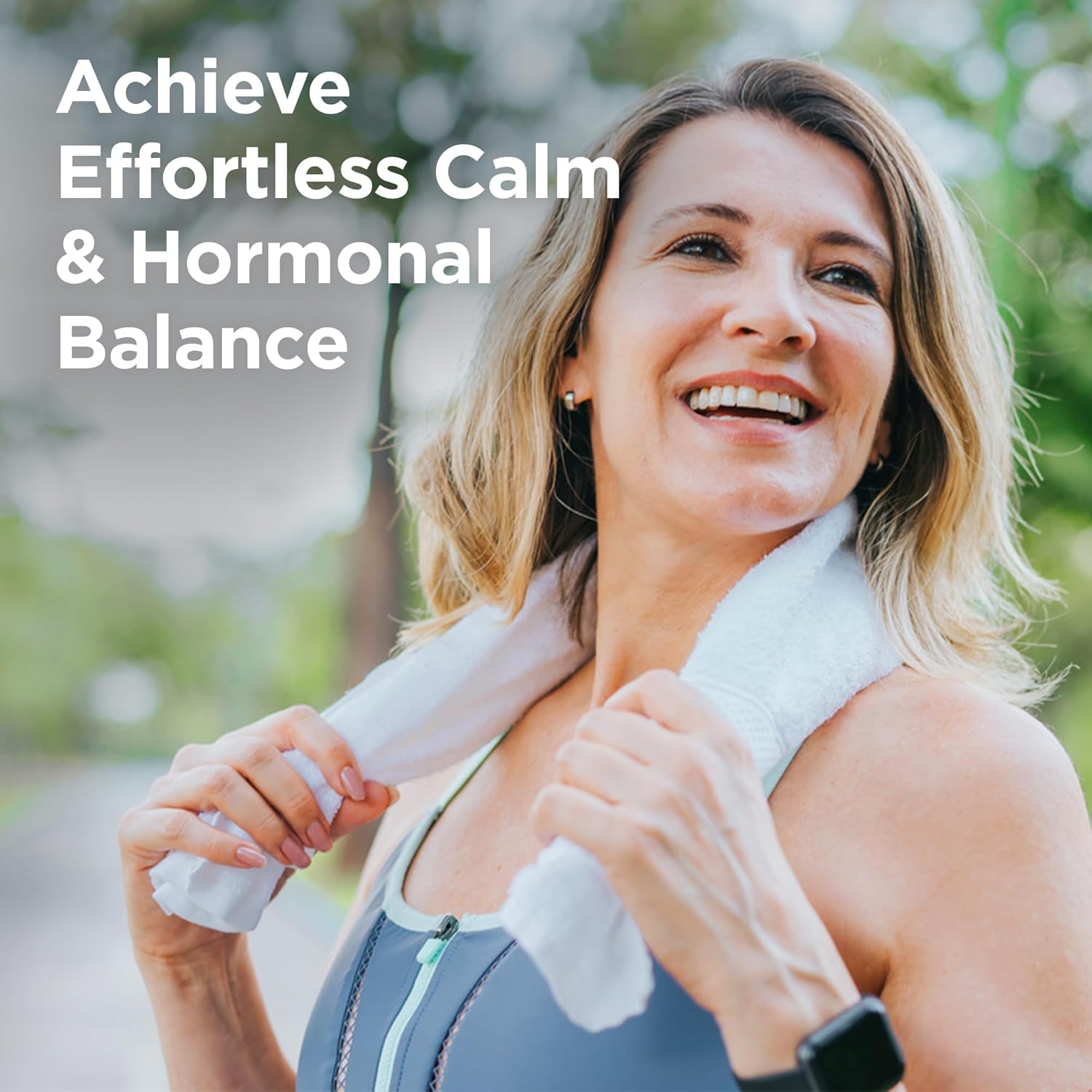 Menopause Support Supplement for Nervousness & Hot Flashes - Hormone Balance & Mood Support - Antioxidant Rich Ingredients - 30 Ct