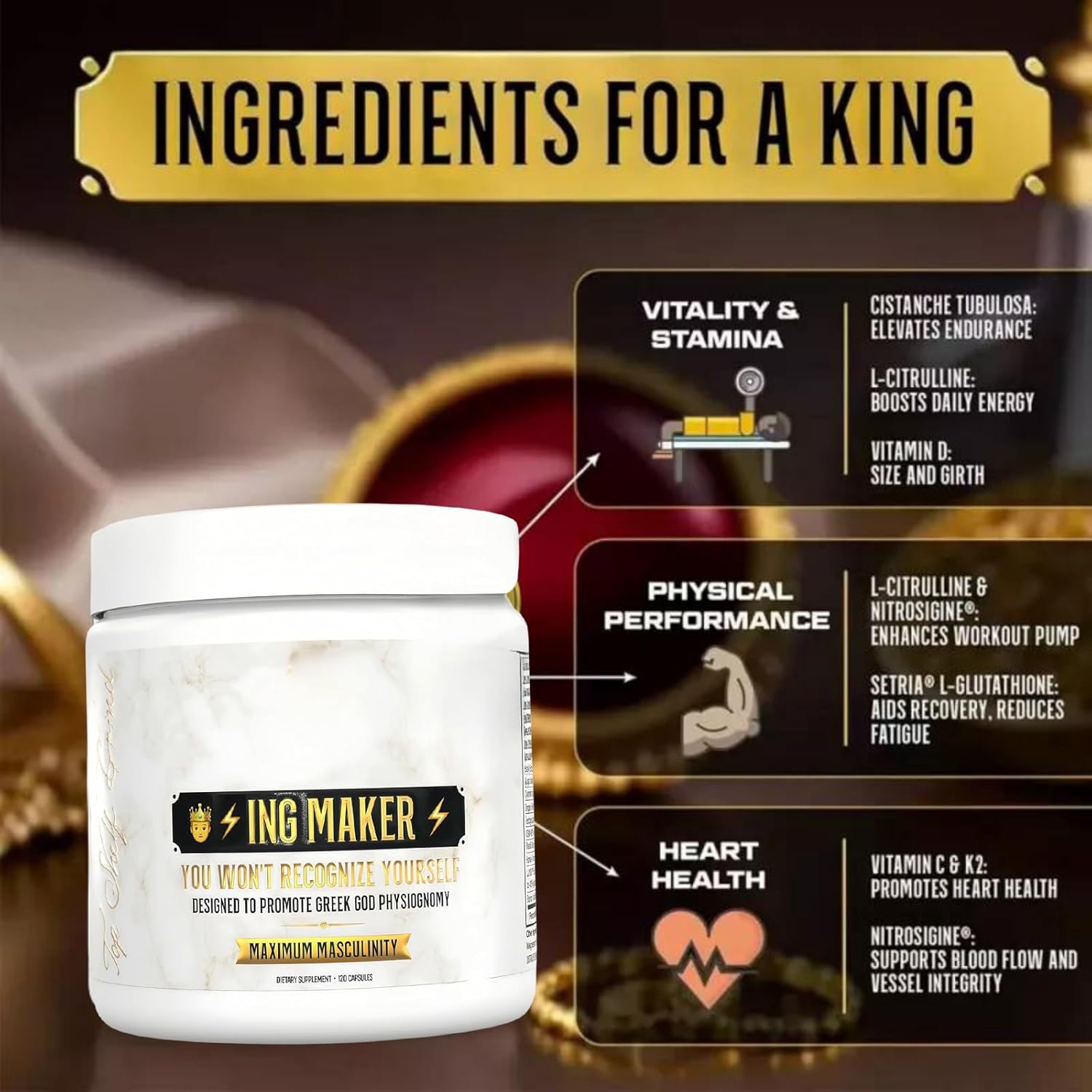 Men's Comprehensive Formula 3-Pack - Unlock Your True Potential and Conquer Challenges with Confidence (360 Capsules)