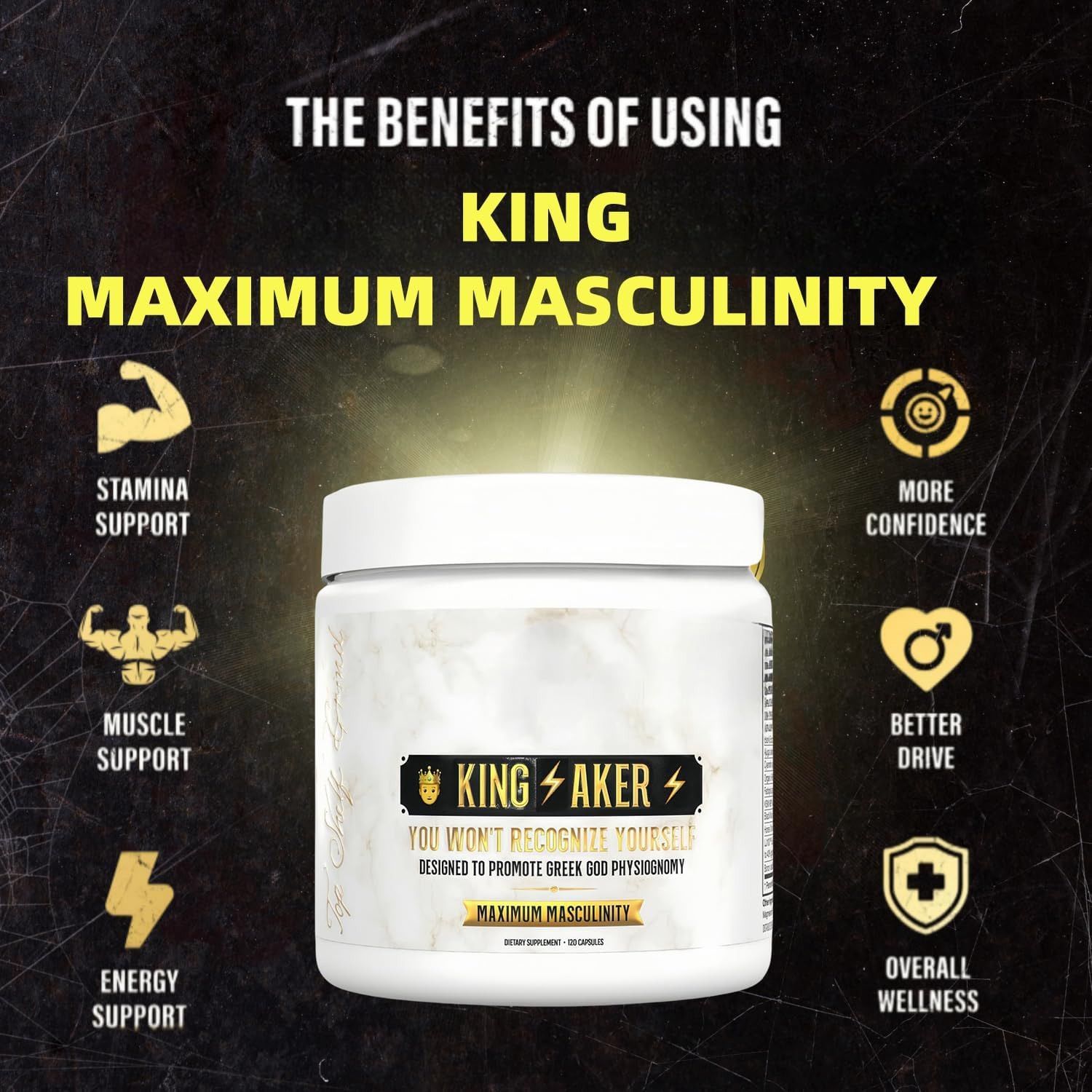 Men's Comprehensive Formula Maker - Unlock Your True Potential and Conquer Challenges with Confidence - 2 Pack (240 Capsules)