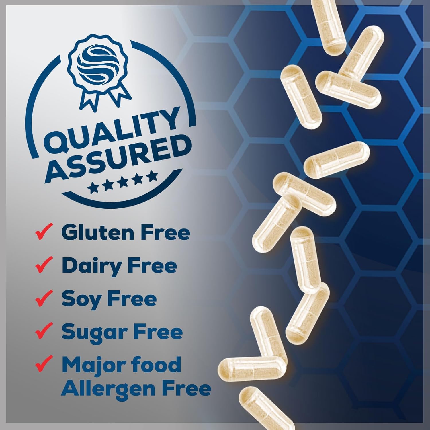 Men's Daily Multivitamin Supplement - Essential Vitamins for Energy, Immune Support, and Overall Health - 60 Capsules