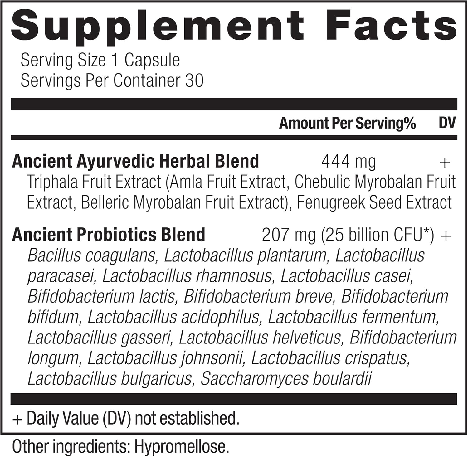Men's Daily Probiotics for Digestive & Immune Support - 30ct, 25 Billion CFUs, Relief from Bloating, Gas, & Constipation, Gluten Free