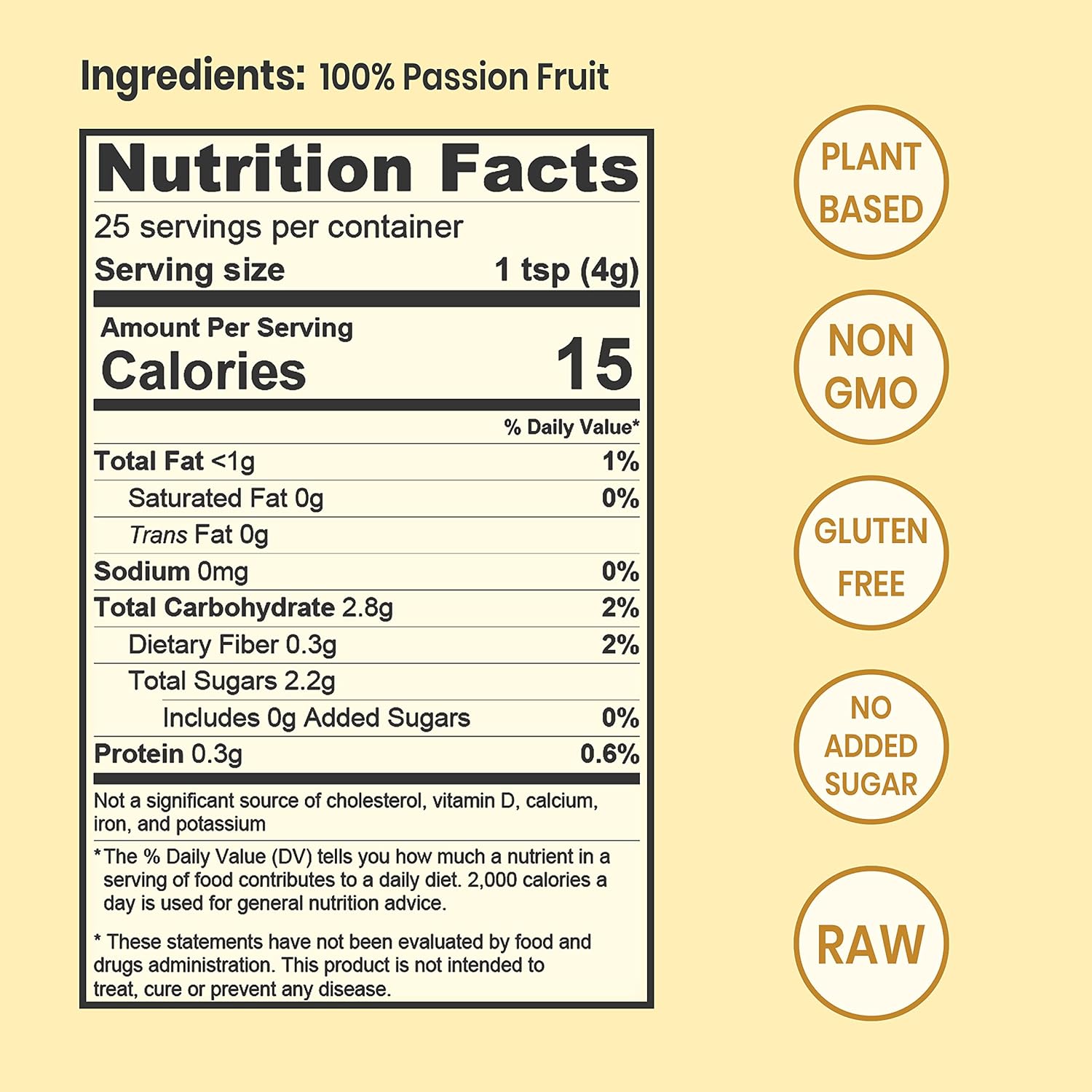 Men's Energy Support Bundle: 5oz Raw Shilajit & 3.5oz Passion Fruit Powder - Immune Boost, Baking, Smoothies