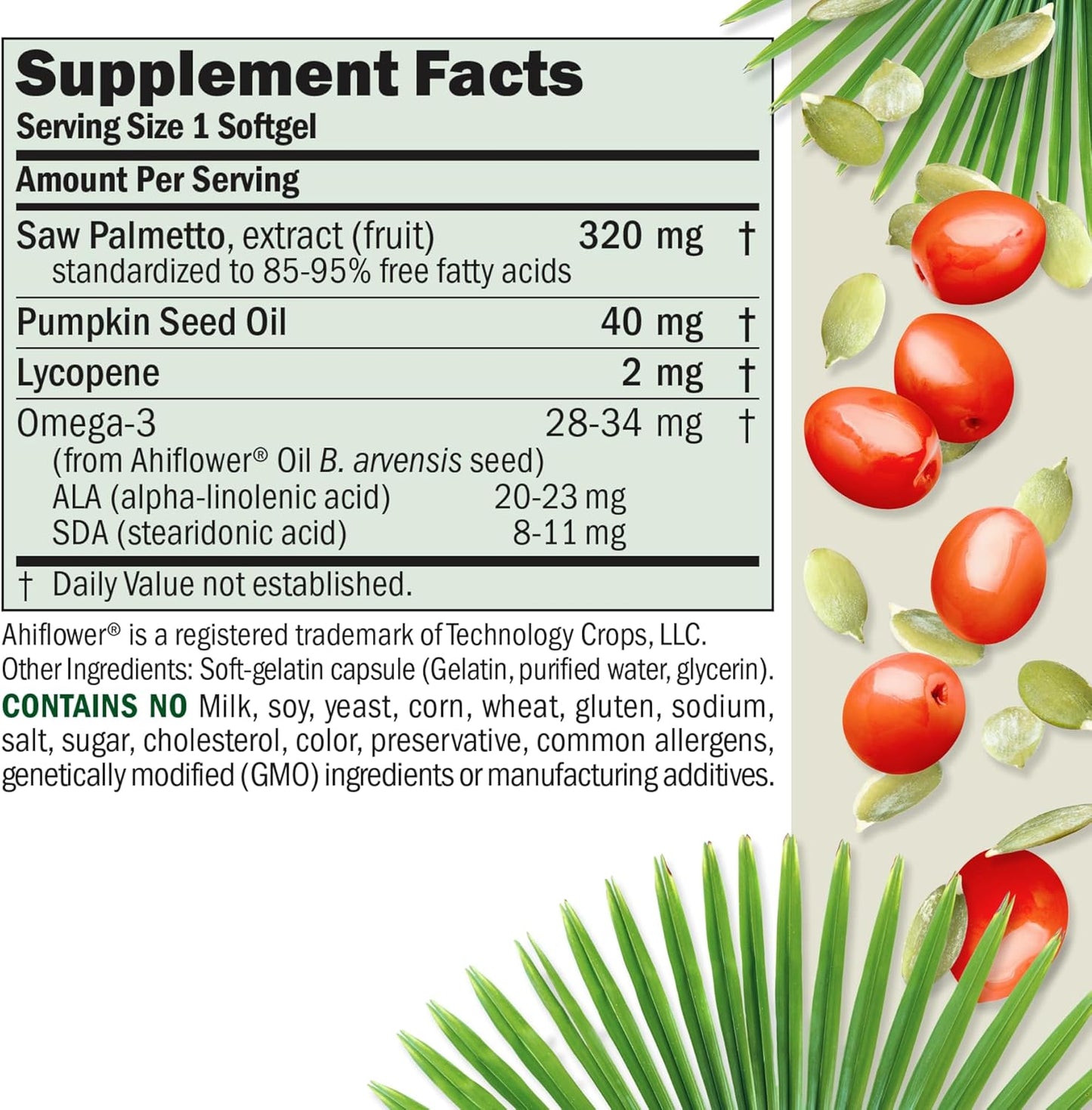 Men's Health Prostate Support Supplement - 360 Softgels with Saw Palmetto, Pumpkin Seed Oil, Lycopene, Omega-3 for Prostate, Urinary, Bladder Function - No Additives