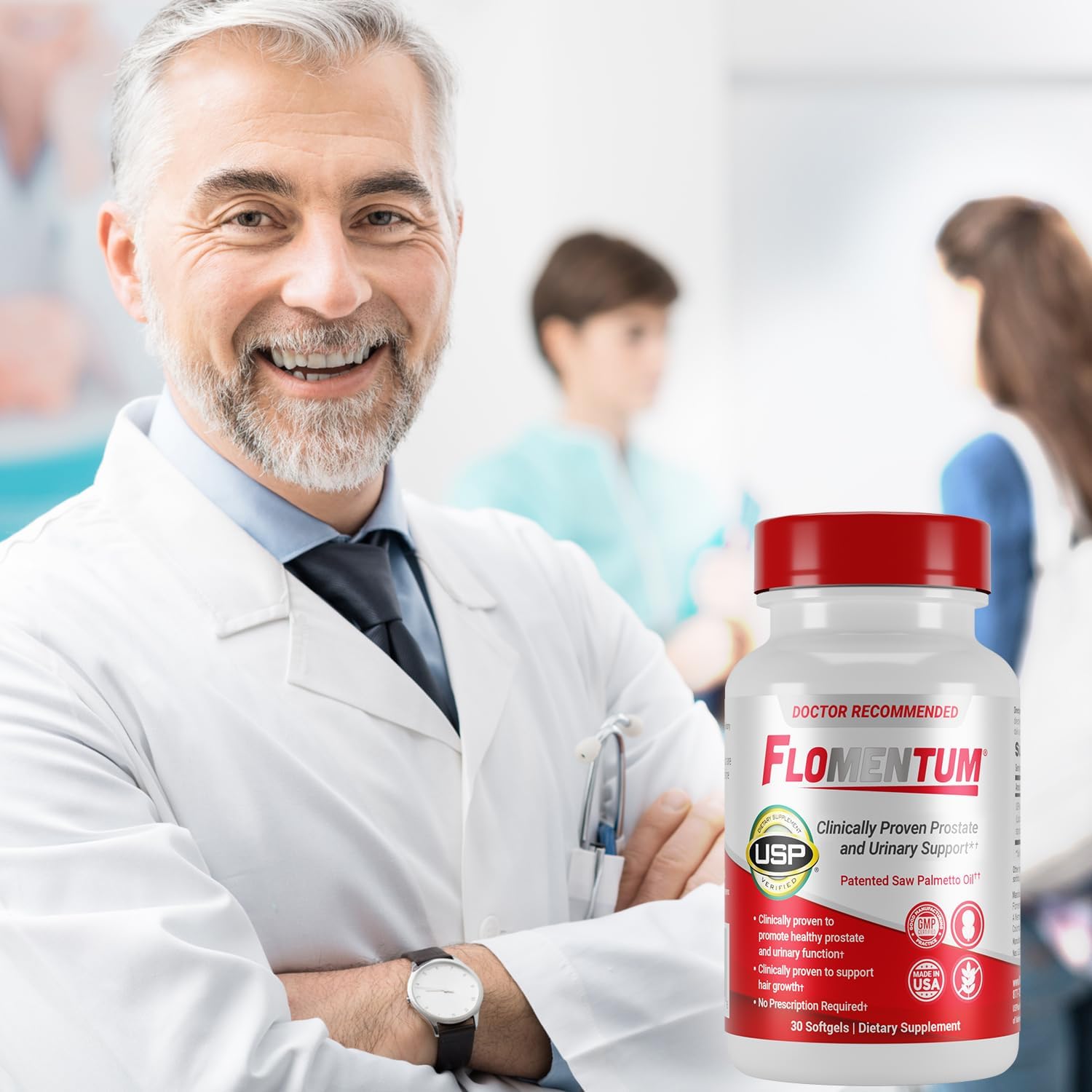 Men's Health Prostate Support Supplement | Saw Palmetto Supplement for Healthy Urinary Function - 320mg Once Daily (30 Count)