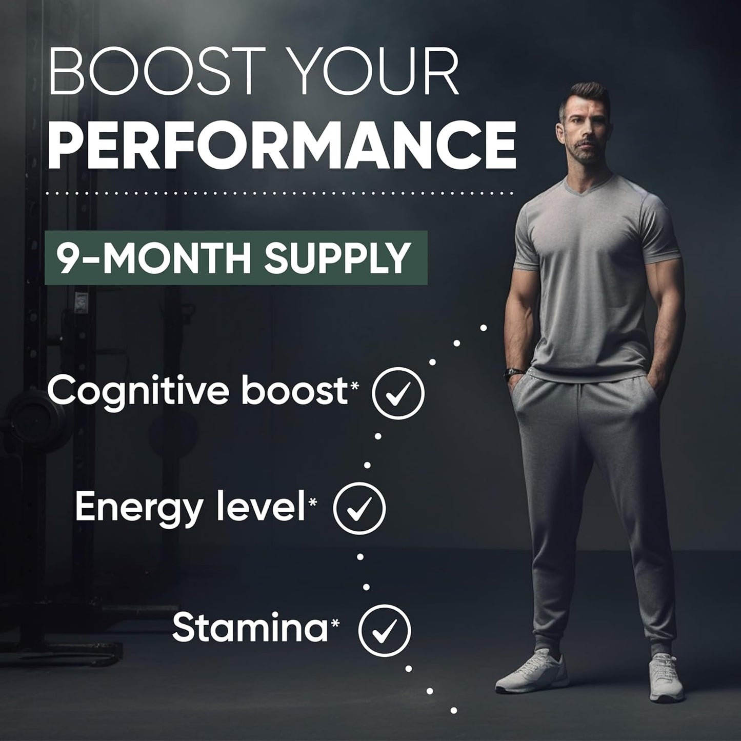 Men's Herbal Supplement Bundle - Shilajit, Tongkat Ali, Black Ant Extract, Fadogia Agrestis - Natural Powders for Energy and Vitality