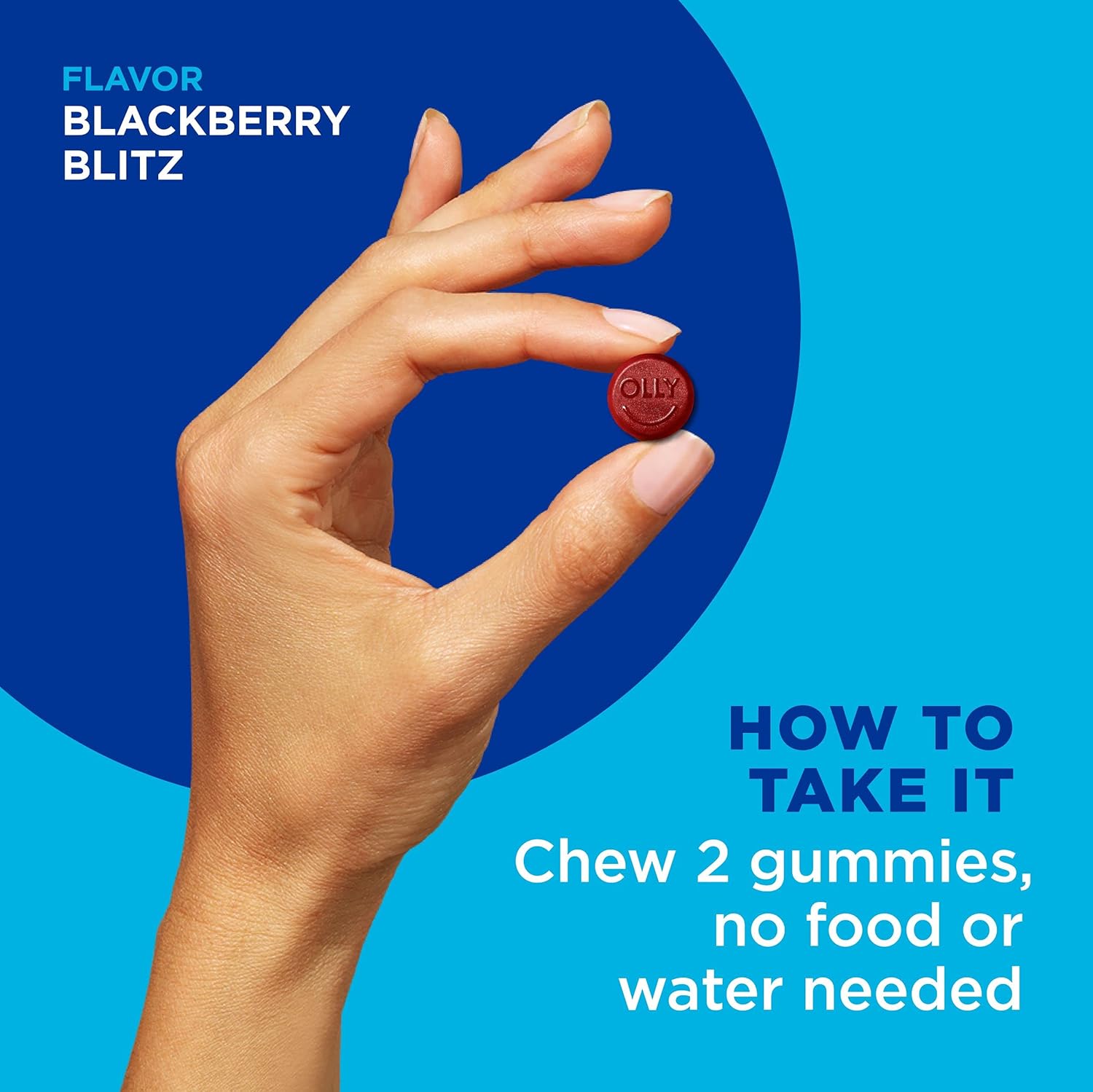 Men's Immune Support Multivitamin Gummies with Vitamins A, C, D, E, B, Lycopene, Zinc, BlackBerry - 120 Count