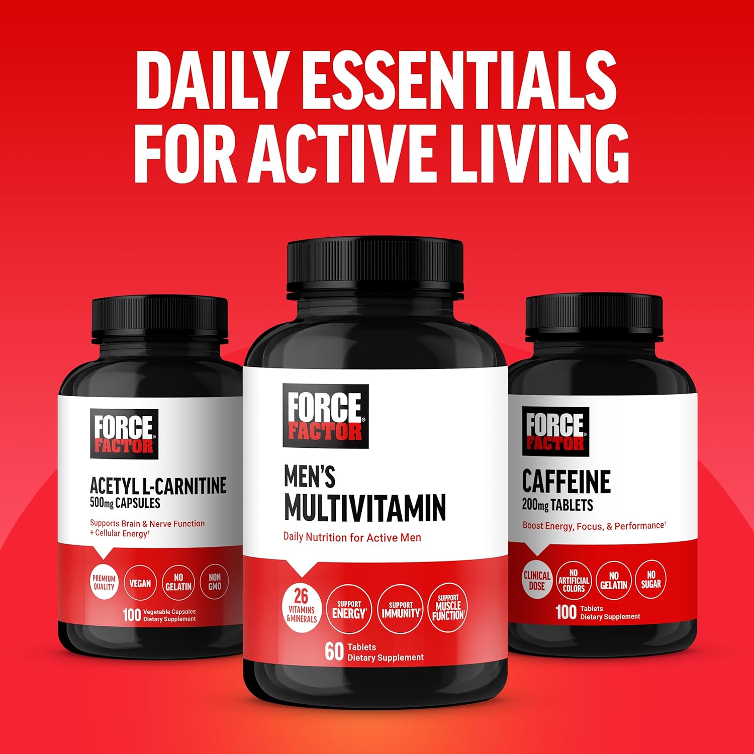 Men's Probiotic Supplement with 50 Billion CFUs and 10 Strains for Gut Health - Non-GMO, Vegan, 30 Capsules