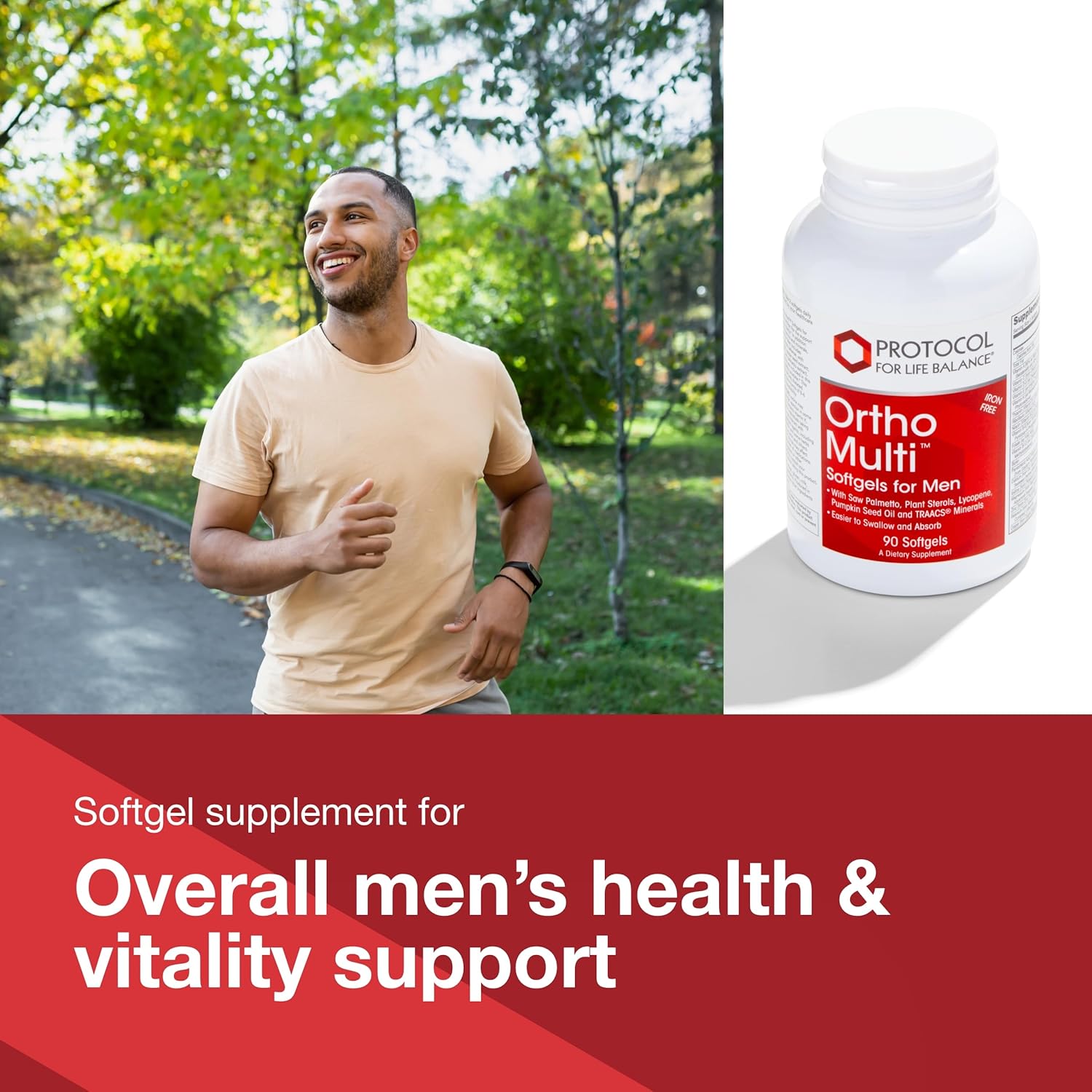 Men's Prostate Health Multivitamin Softgels with Saw Palmetto & CoQ10 - 90ct