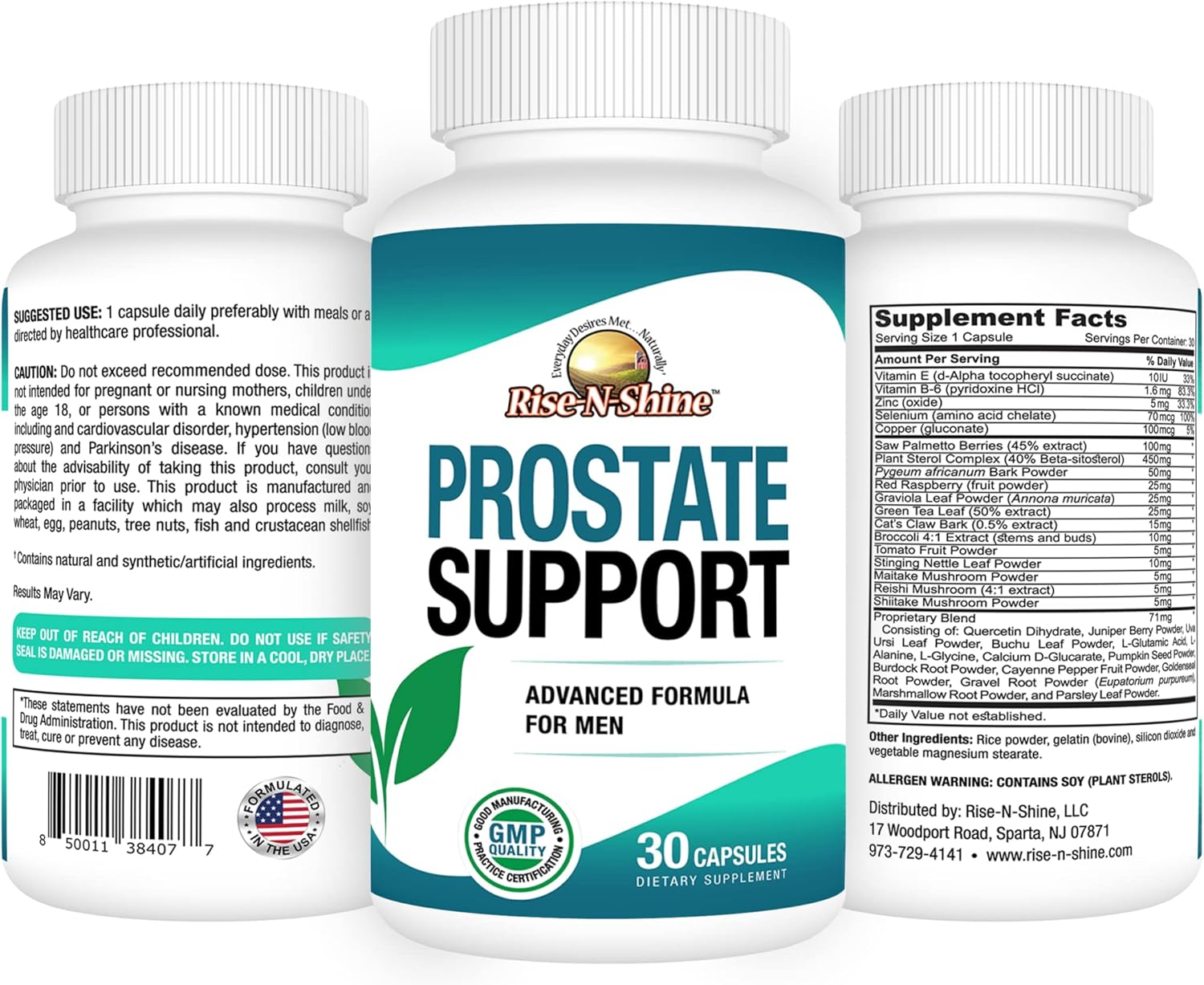 Men's Prostate Health Supplement - Natural Prostate Support Formula for Optimal Health