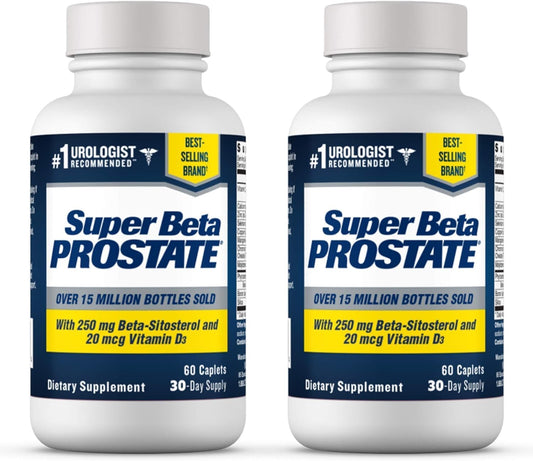 Men's Prostate Health Supplement - Promote Sleep, Reduce Bathroom Trips, Support Healthy Bladder & Prostate, Beta Sitosterol (120 Count)
