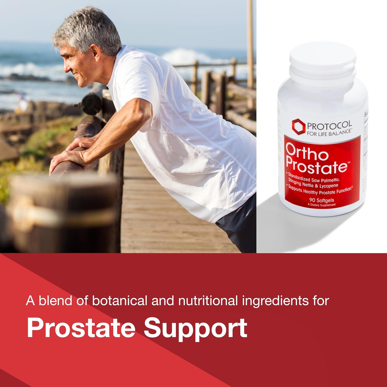 Men's Prostate Health Supplement with Saw Palmetto & Stinging Nettle Extracts - 90 Softgels by Protocol Ortho