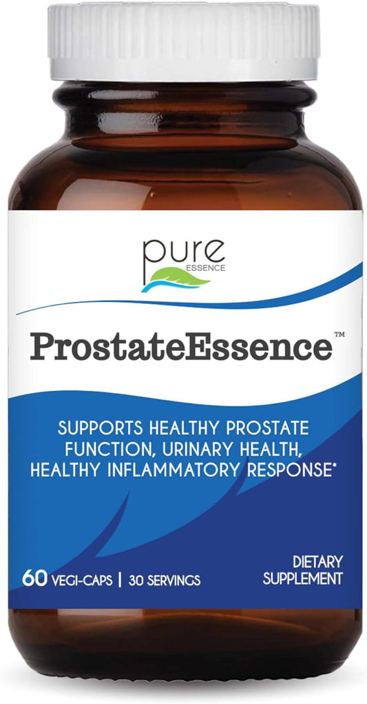 Men's Prostate Health Supplement with Vitamin D3, Selenium, and Zinc - Herbal Capsules for Prostate Support - 60 Count