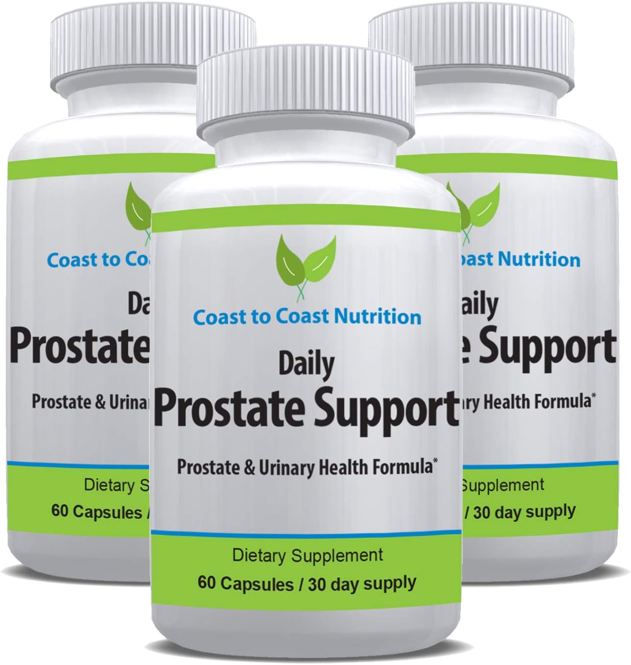 Men's Prostate Health Supplements - Saw Palmetto, Beta Sitosterol, Zinc, Pygeum - Supports Enlarged Prostate & Urinary Health - 60 Capsules
