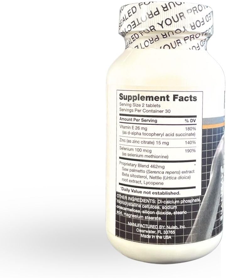 Men's Prostate Health Support Supplement with Saw Palmetto and Beta-Sitosterol - Reduce Frequent Bathroom Trips - 60 Tablets by Dr. Newton’s Naturals