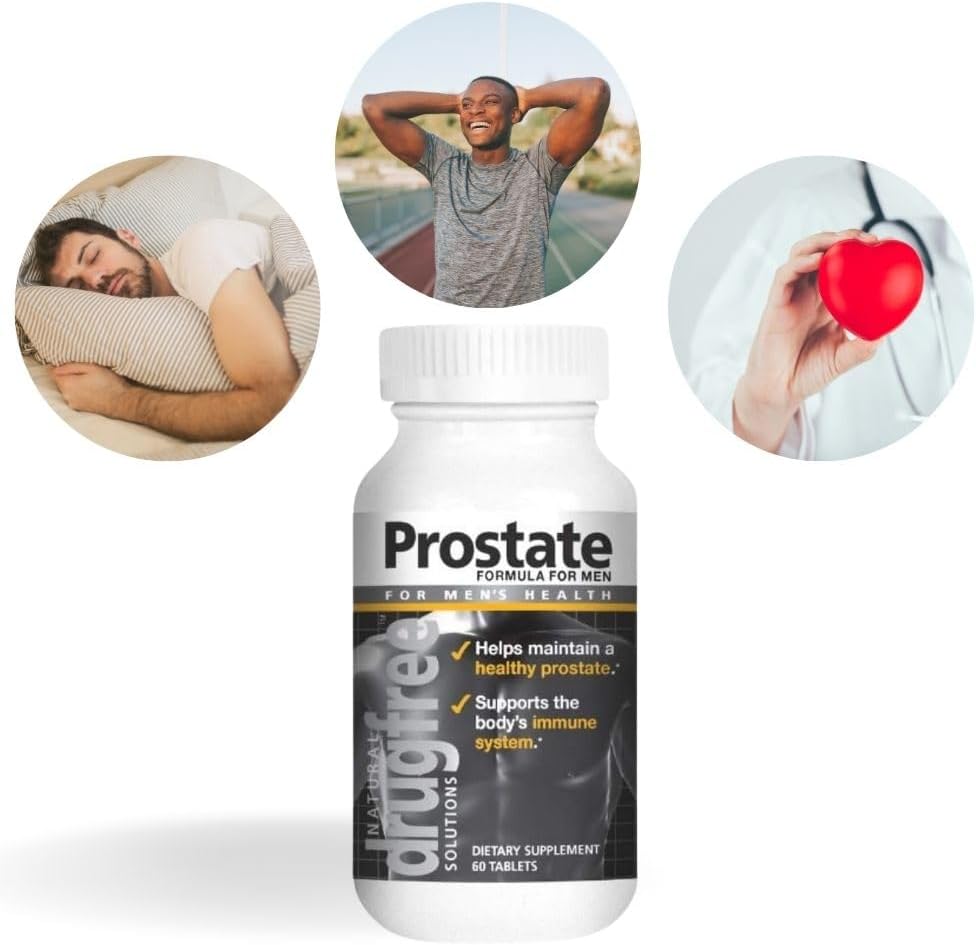 Men's Prostate Health Support Supplement with Saw Palmetto and Beta-Sitosterol - Reduce Frequent Bathroom Trips - 60 Tablets by Dr. Newton’s Naturals