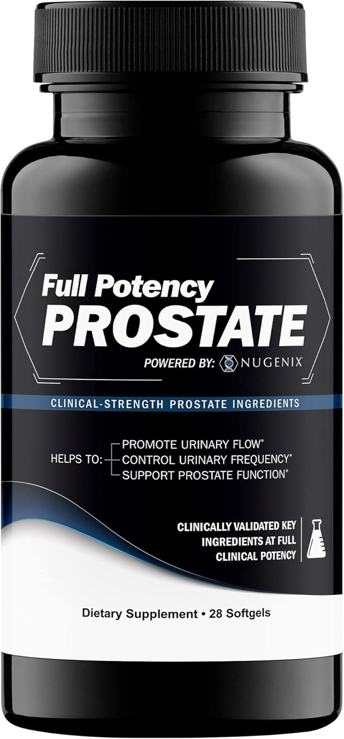 Men's Prostate Supplement with Clinical-Strength Ingredients - Saw Palmetto for Urinary Flow & Prostate Support, 28 Capsules