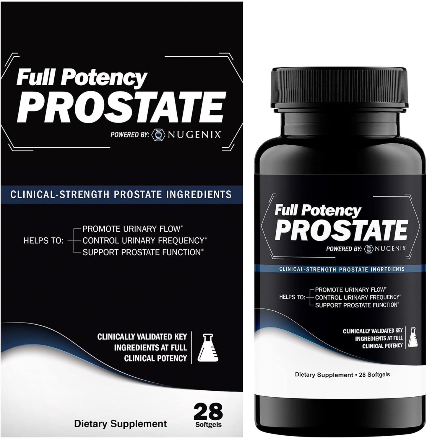 Men's Prostate Supplement with Clinical-Strength Ingredients - Saw Palmetto for Urinary Flow & Prostate Support, 28 Capsules