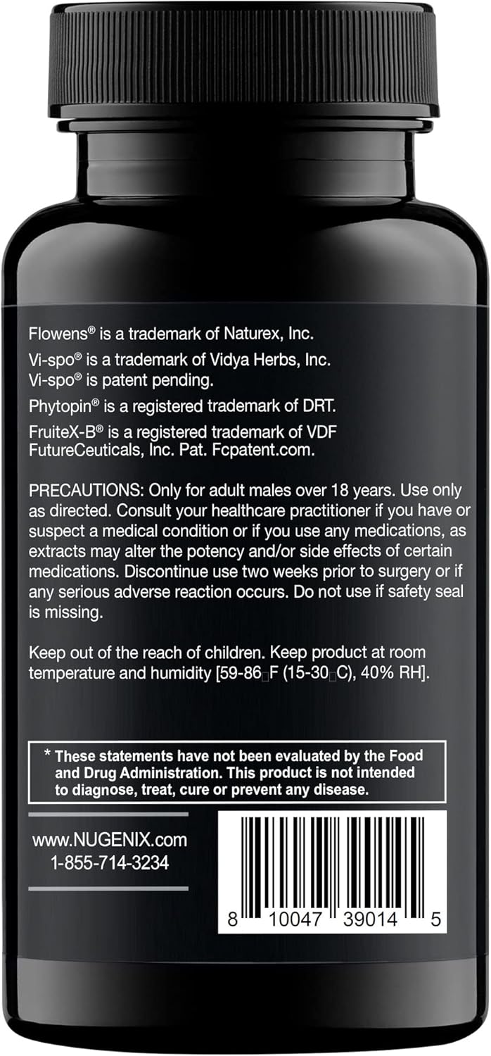 Men's Prostate Supplement with Clinical-Strength Ingredients - Saw Palmetto for Urinary Flow & Prostate Support, 28 Capsules