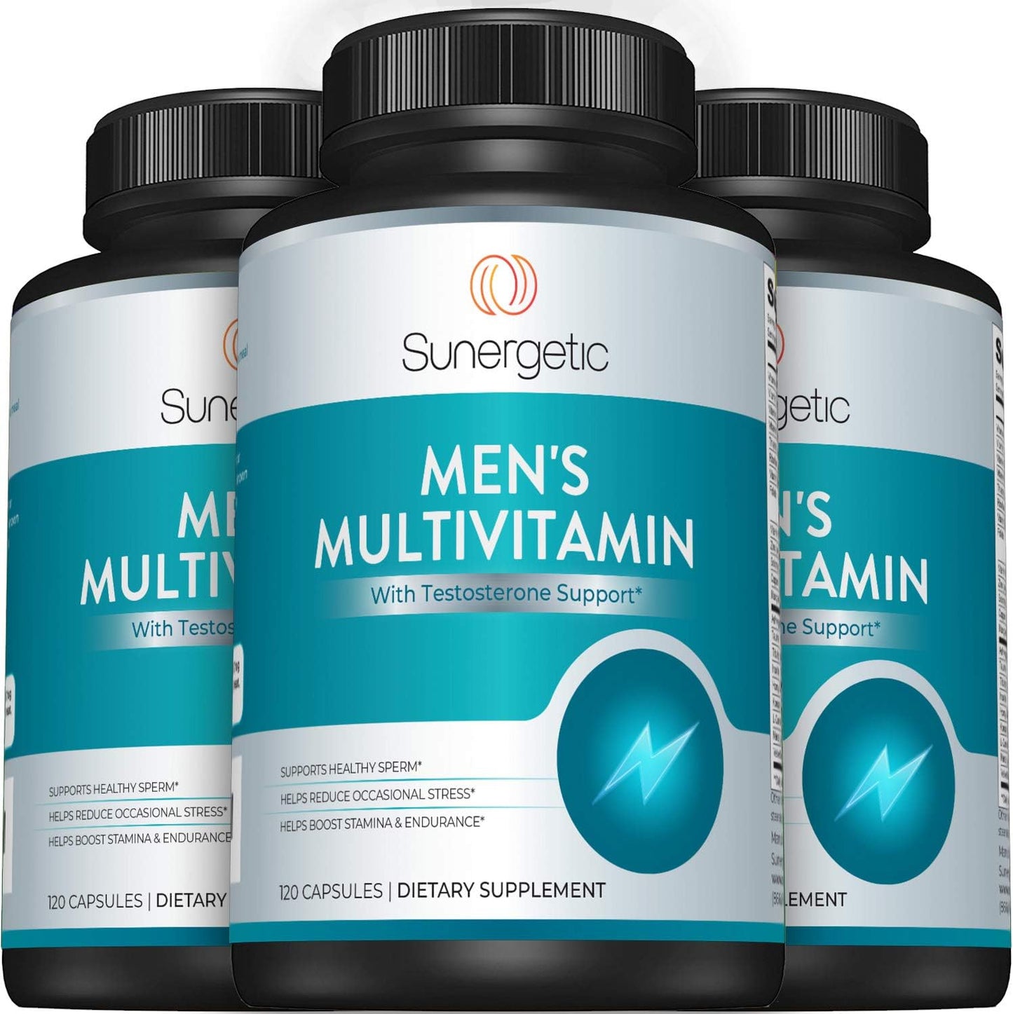 Men’s Support Supplement with Zinc, Ashwagandha, Maca, L-Carnitine & Vitamins - Boosts Energy, Stamina, Endurance & Stress Management - 120 Capsules