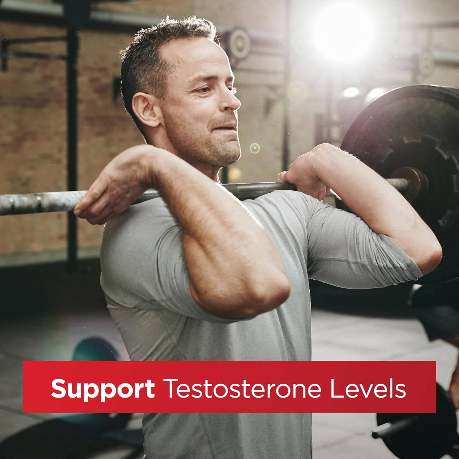 Men's Testosterone Support Supplement | Boost Energy, Stamina & Performance | Fenugreek & Natural Ingredients | Made in USA | REX MD