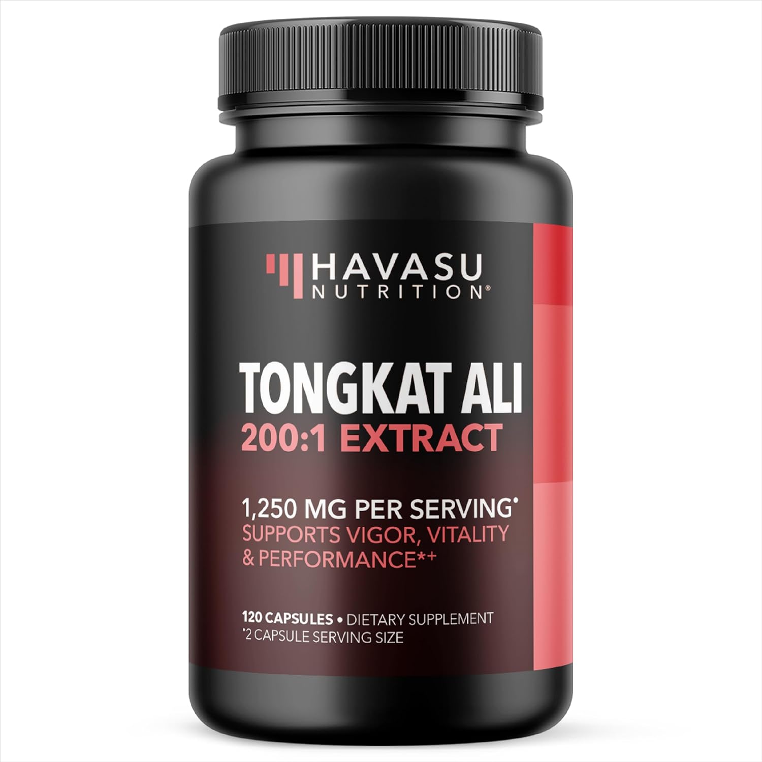 Men's Tongkat Ali Longjack Capsules - 1,250mg Per Serving - Eurycoma Longifolia Extract - Supports Male Health, Energy, Performance - 120 Count - Non-GMO, Vegetarian - 2 Month Supply