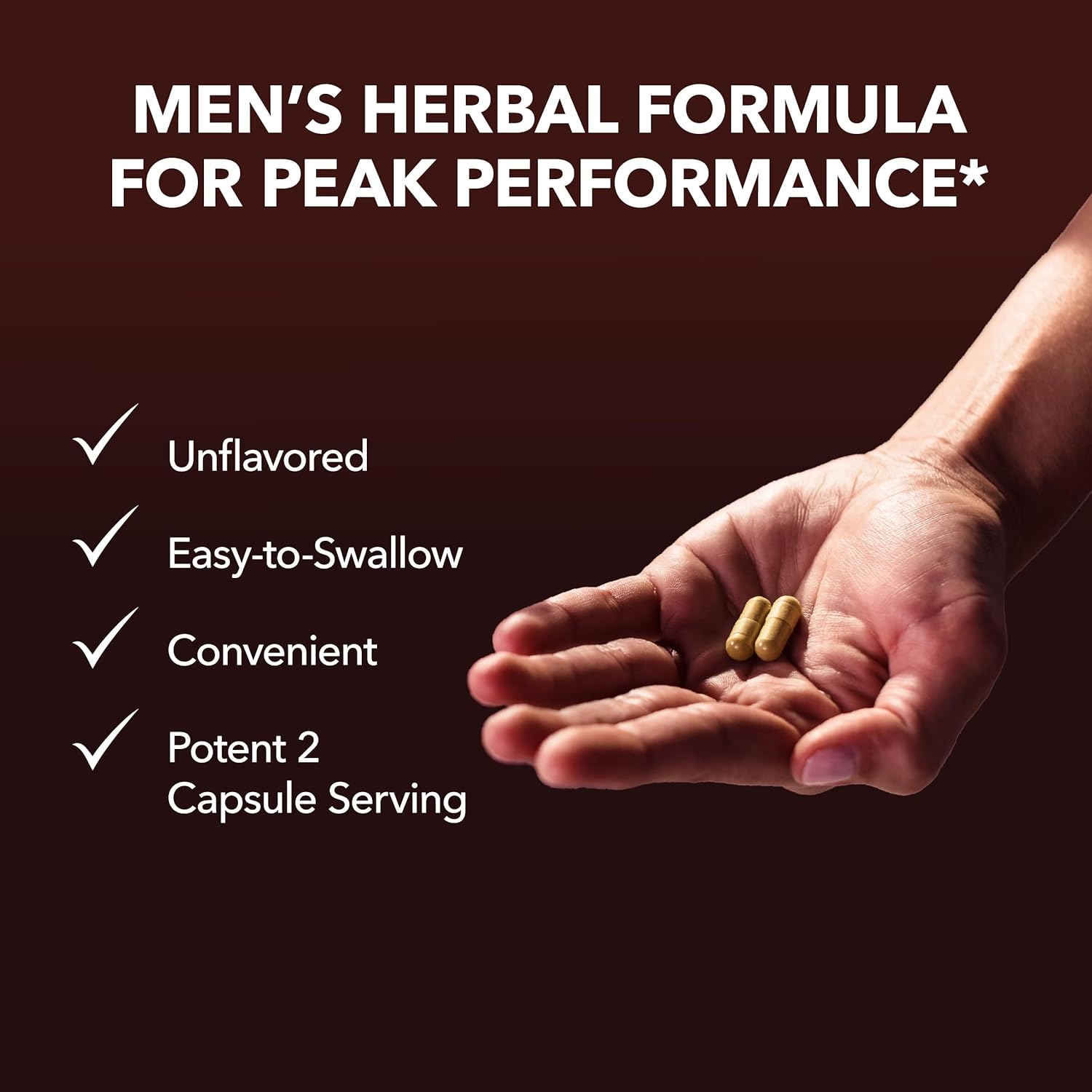 Men's Tongkat Ali Longjack Capsules - 1,250mg Per Serving - Eurycoma Longifolia Extract - Supports Male Health, Energy, Performance - 120 Count - Non-GMO, Vegetarian - 2 Month Supply