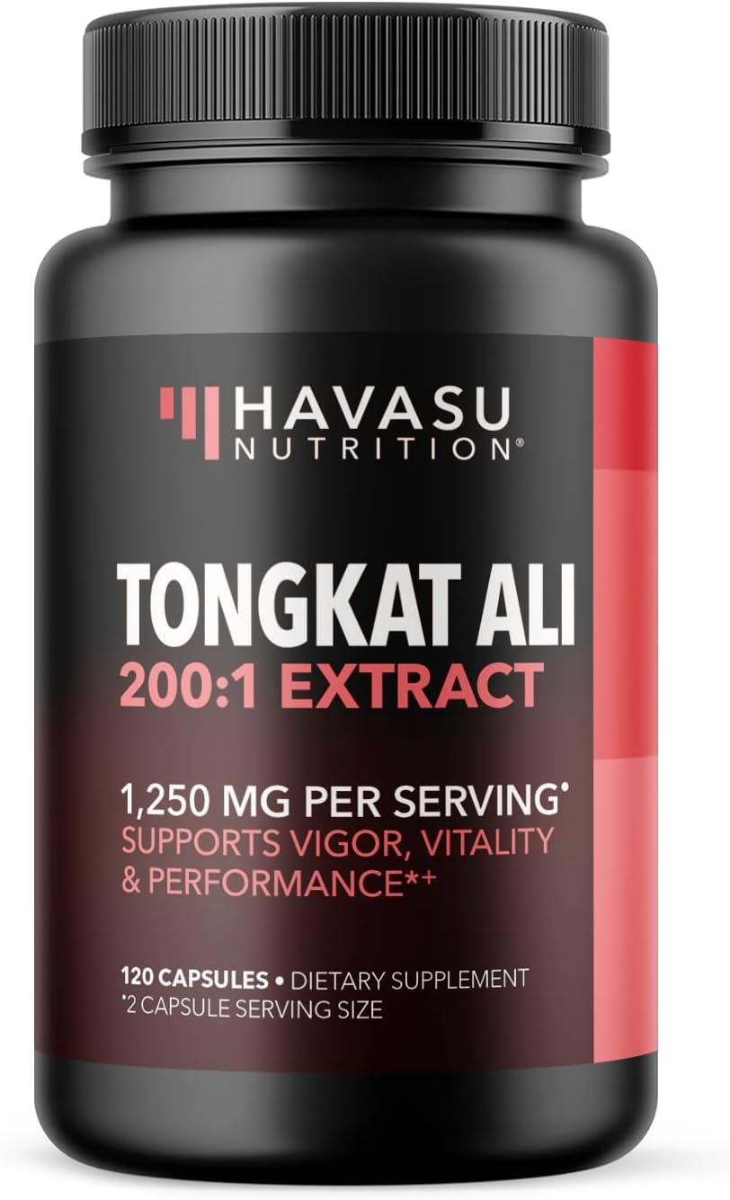 Men's Tongkat Ali Longjack Capsules - 1,250mg Per Serving - Eurycoma Longifolia Extract - Supports Male Health, Energy, Performance - 120 Count - Non-GMO, Vegetarian - 2 Month Supply