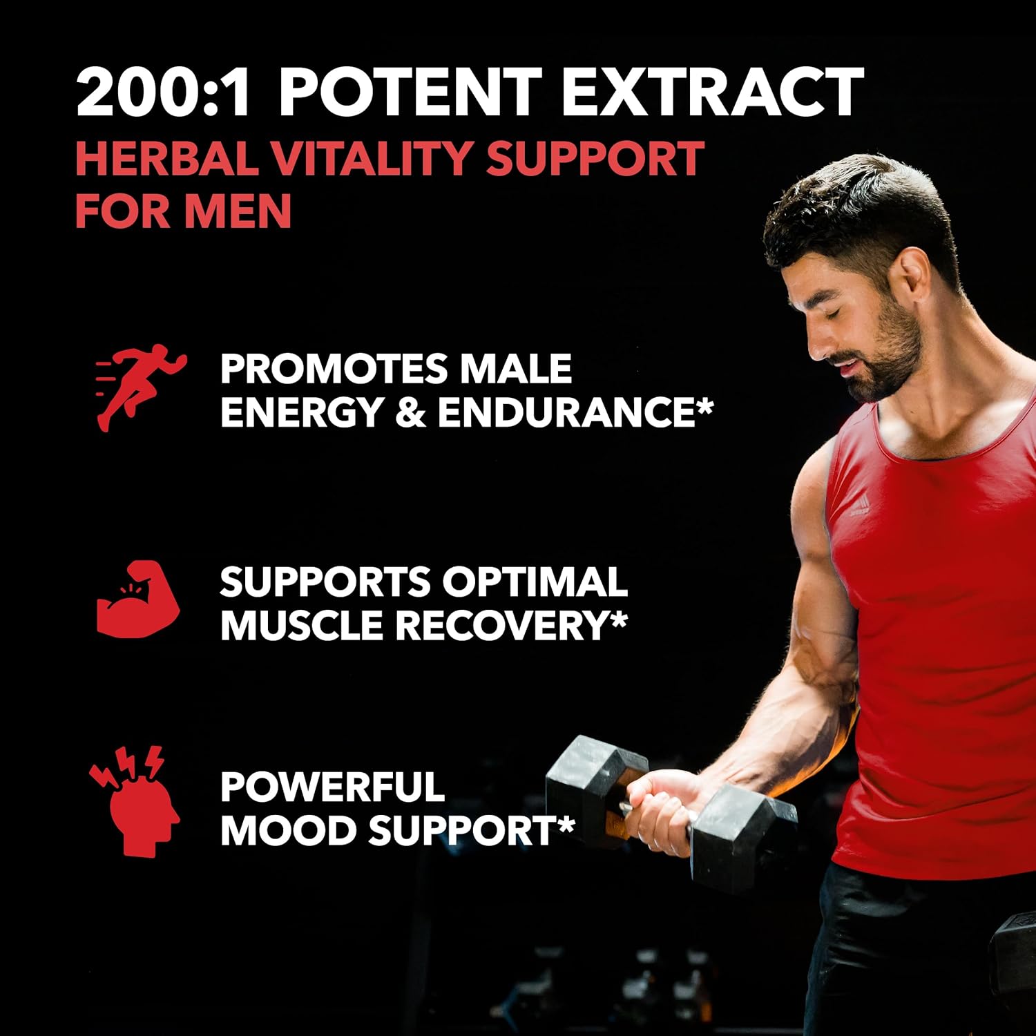 Men's Tongkat Ali Longjack Capsules - 1,250mg Per Serving - Eurycoma Longifolia Extract - Supports Male Health, Energy, Performance - 120 Count - Non-GMO, Vegetarian - 2 Month Supply