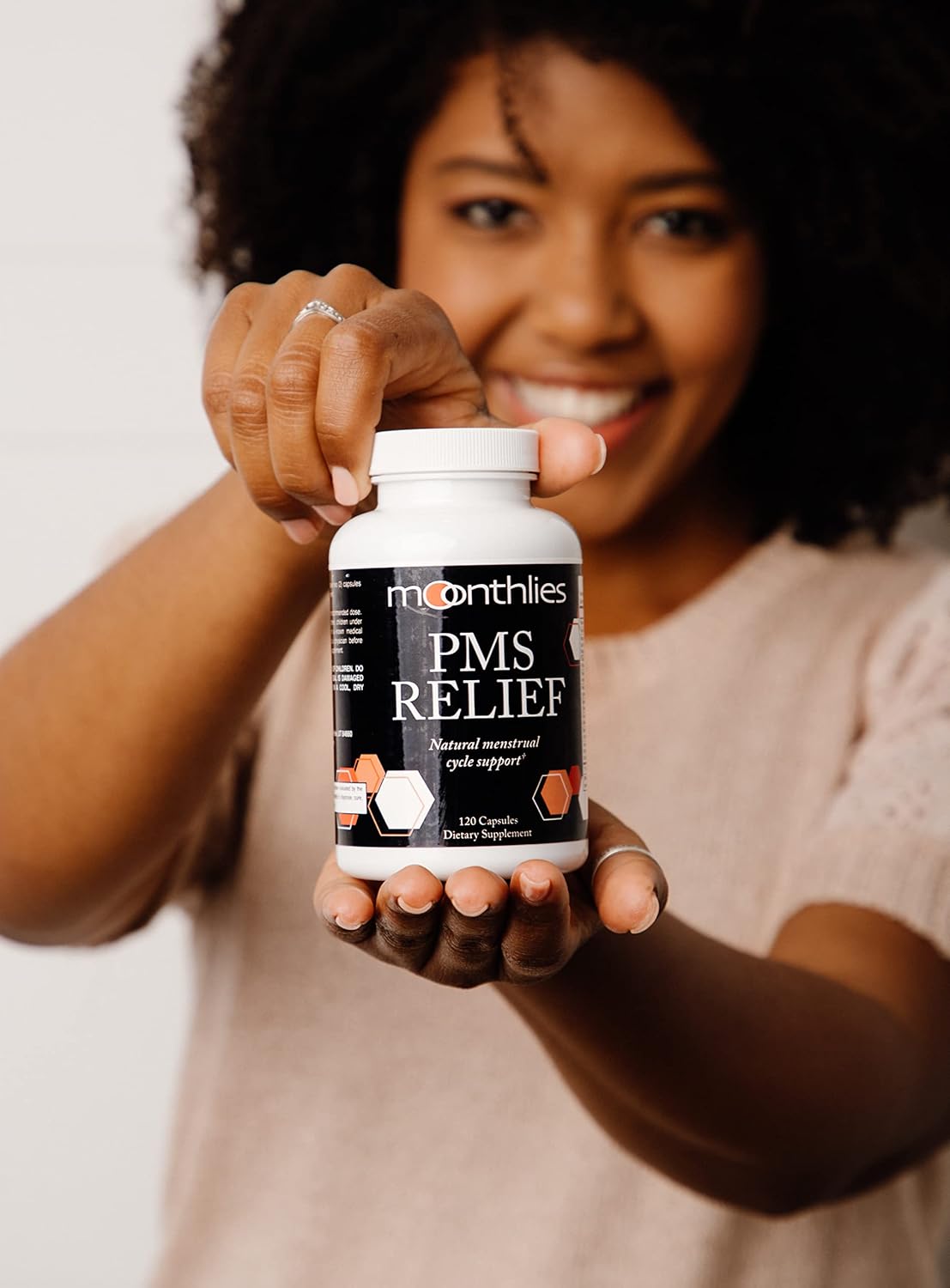 Menstrual Cycle Support Supplement for Women - Natural Relief for PMS Symptoms, Mood Swings, Cramps, Bloating, Fatigue, Water Retention - 60 Day Supply