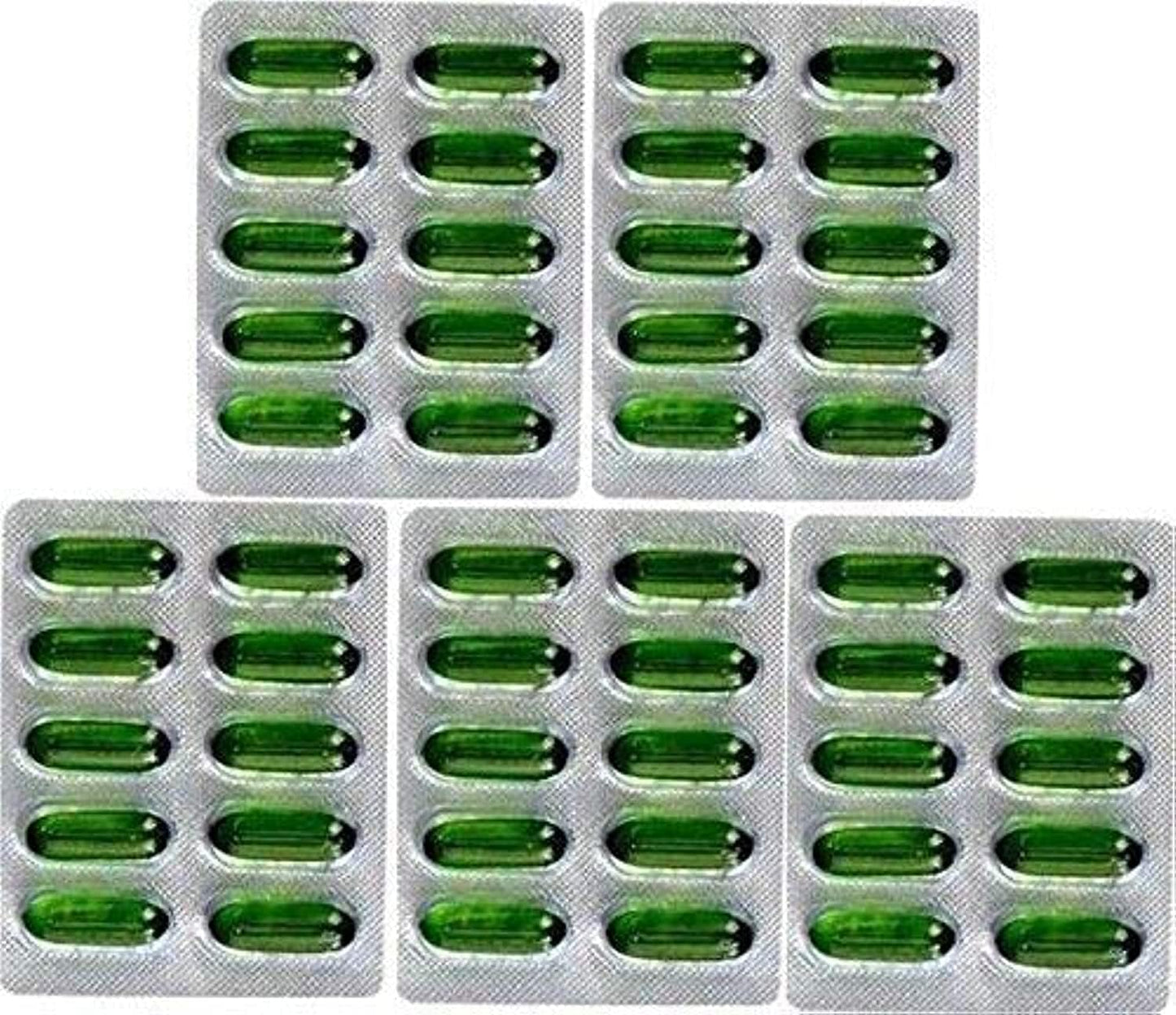 Merck 50 Evion Capsules Vitamin E 400mg for Glowing Skin, Hair, Nails, Acne - Beauty Supplement