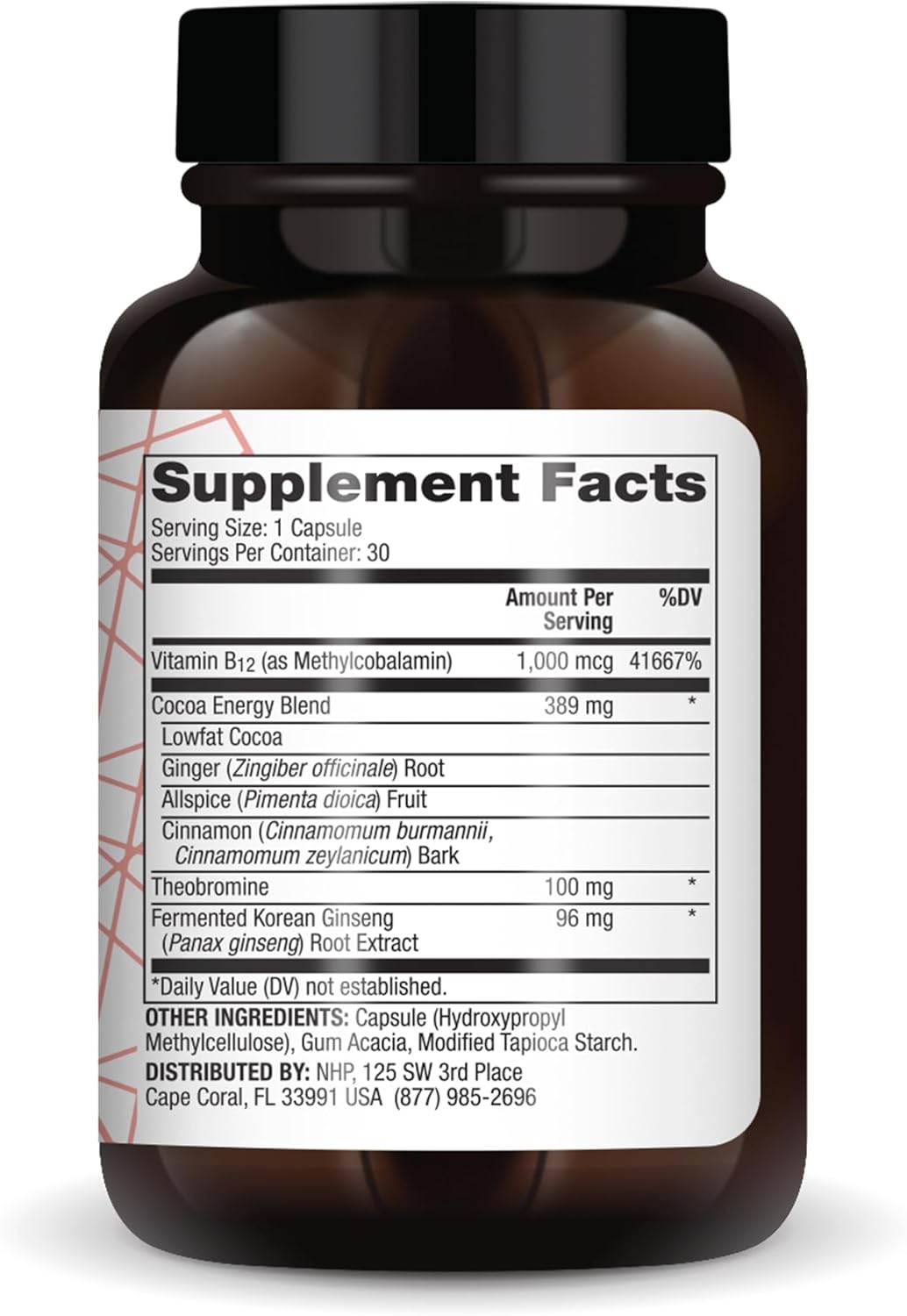 Mercola Pure Power Energy Boost Capsules - Ginseng + B12 Dietary Supplement - 30 Servings - Boosts Physical & Mental Energy - Non-GMO