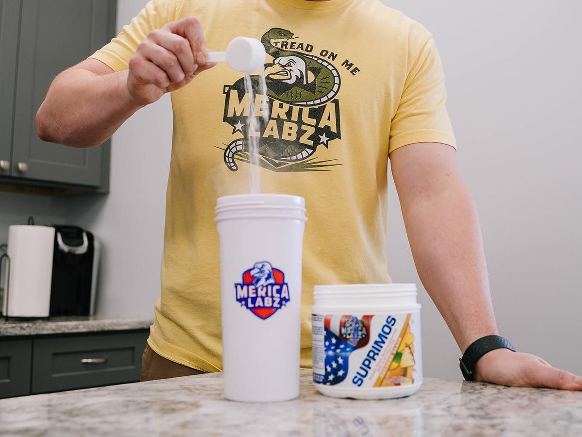 Merica Labz Suprimos BCAA/EAA Supplement with Electrolytes - Enhance Performance and Endurance - 30 Servings