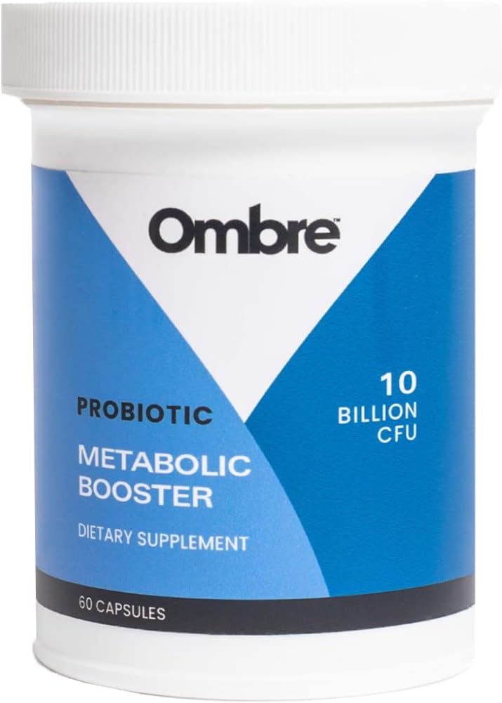 Metabolic Boost Probiotic Supplement for Energy, Weight Management, and Gut Health - 10 Billion CFU, Vegan - 30 Servings